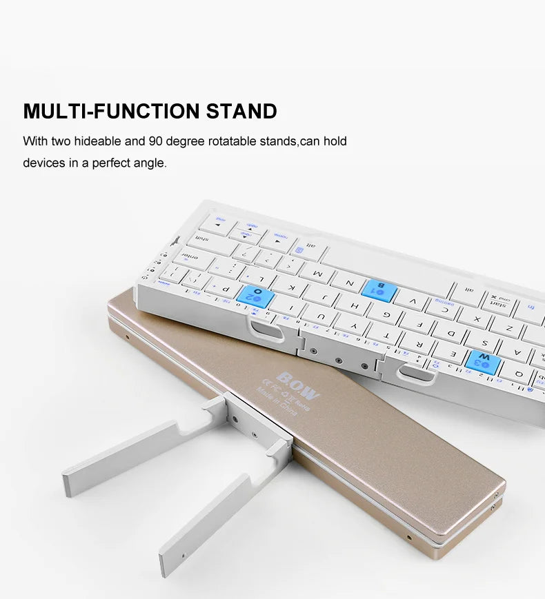 Bow mini Folding Bluetooth Keyboard