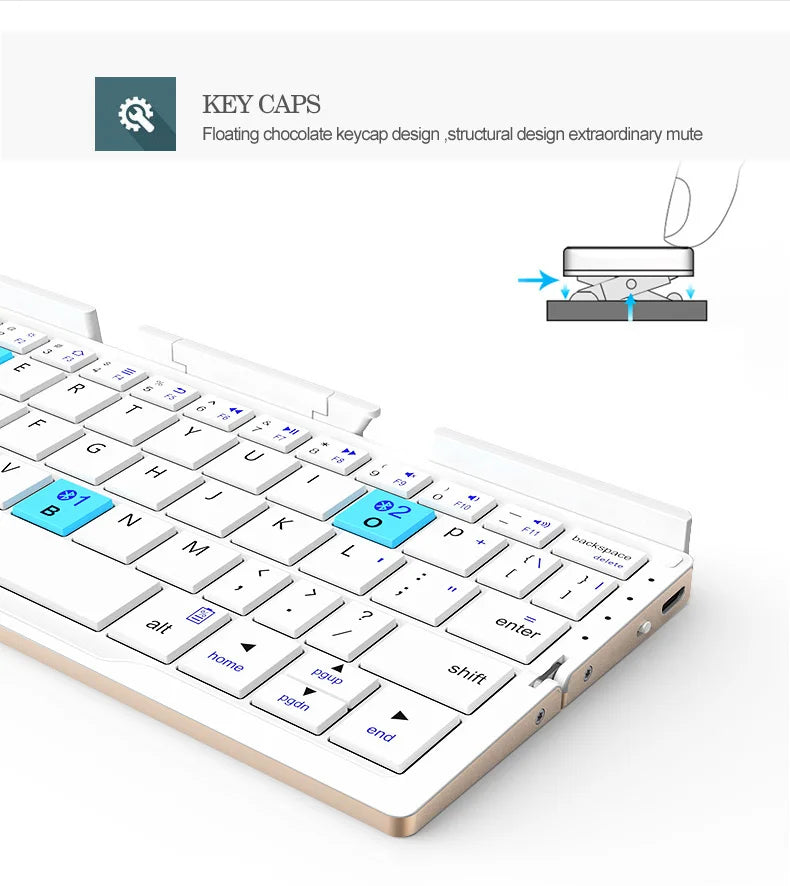 Bow mini Folding Bluetooth Keyboard